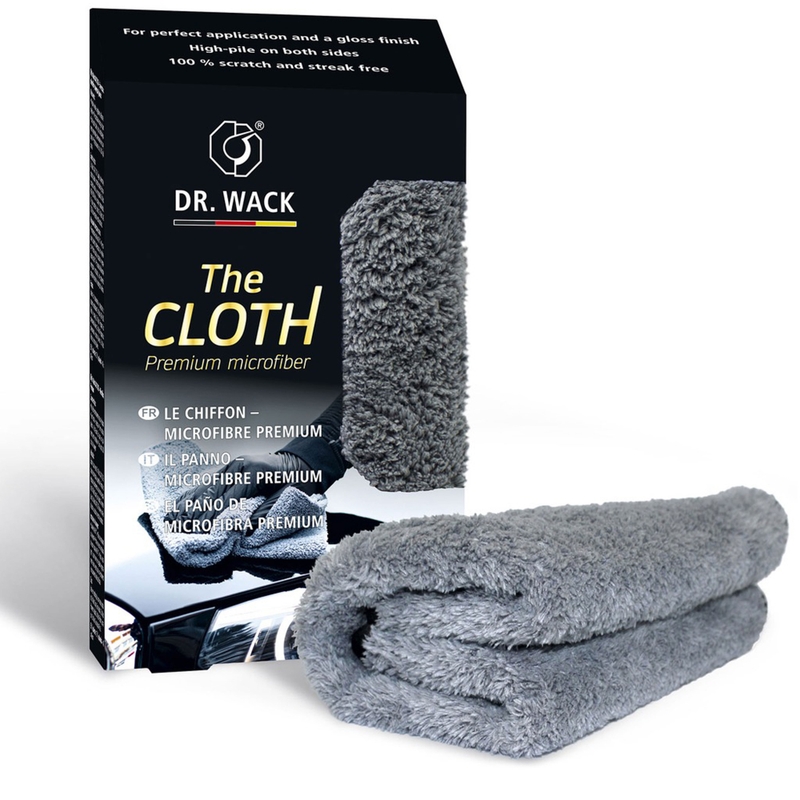 Debela premium krpa za završno poliranje Dr. Wack The Cloth siva