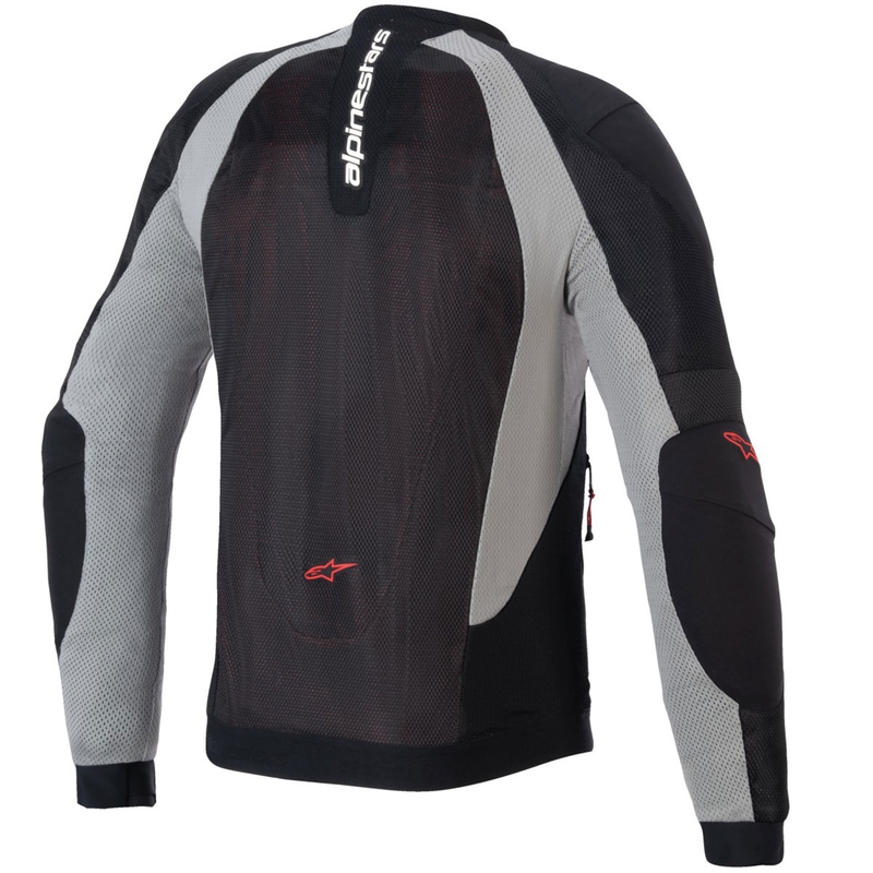 Alpinestars TROOP-AIR motoristička jakna crna-svijetlo siva-crvena