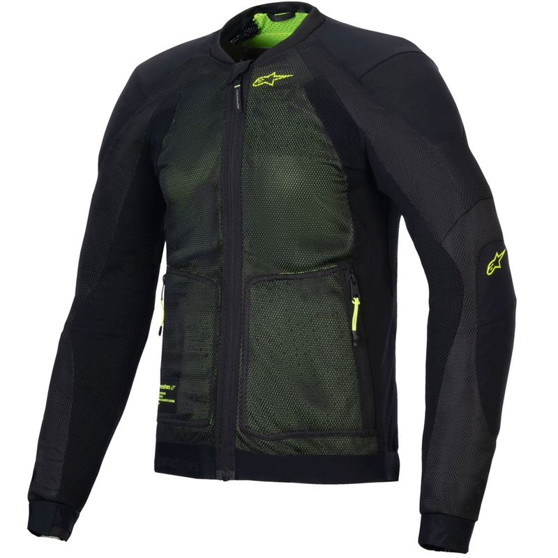 Alpinestars TROOP-AIR motoristička jakna crno-fluo žuta