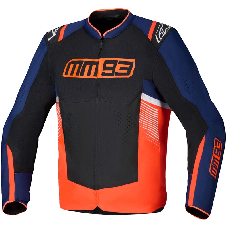 Alpinestars T-SPS Air V2 MM93 motoristička jakna, kolekcija fluo, crveno-plavo-crno-bijela