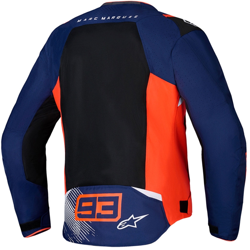 Alpinestars T-SPS Air V2 MM93 motoristička jakna, kolekcija fluo, crveno-plavo-crno-bijela