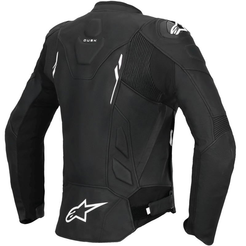 Alpinestars Stella Dusk ženska kožna motoristička jakna crno-bijela
