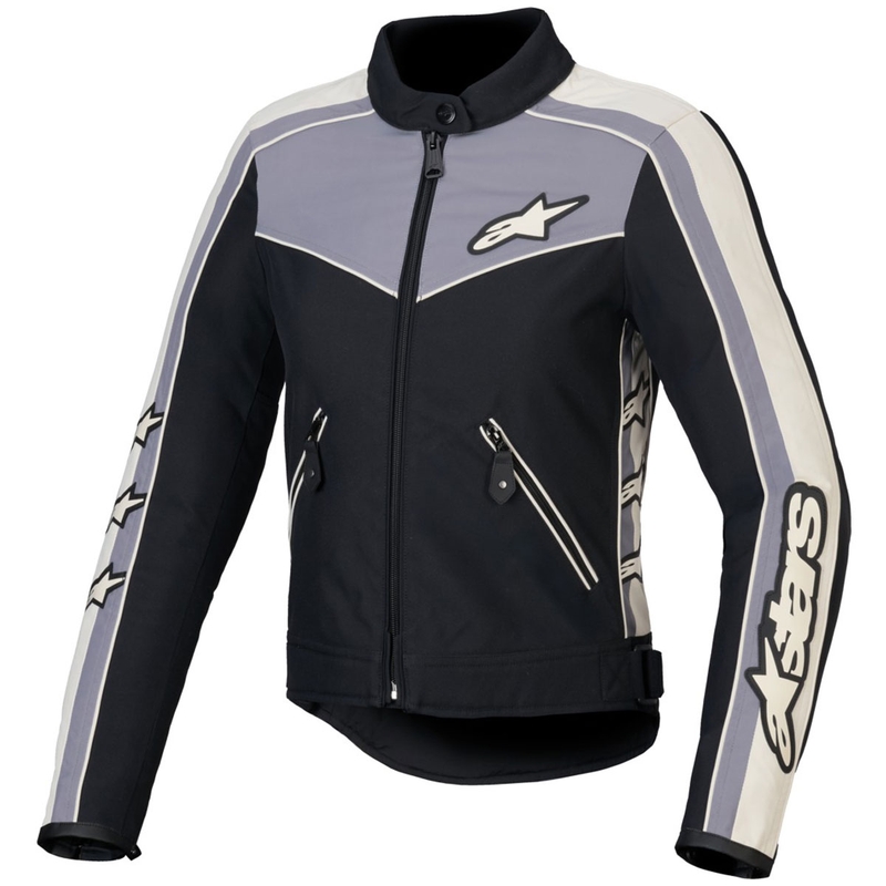 Alpinestars Stella T-Dyno vodootporna ženska motociklistička jakna crna-tamno siva-siva-bež