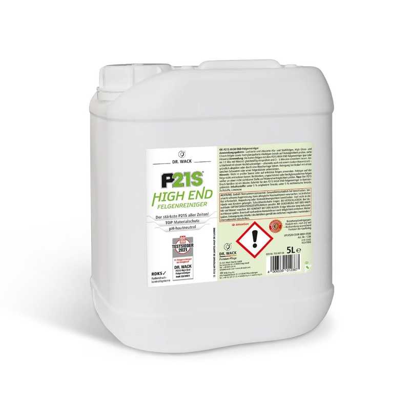 Čistač naplataka u gelu koji reagira sa željeznim kontaminantima Dr. Wack High End Wheel Cleaner 5 l