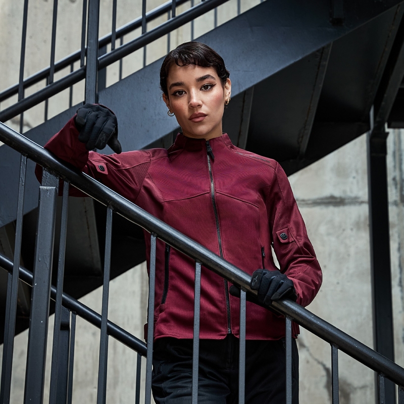 Alpinestars STELLA C-1 AIR ženska motoristička jakna ljubičasta