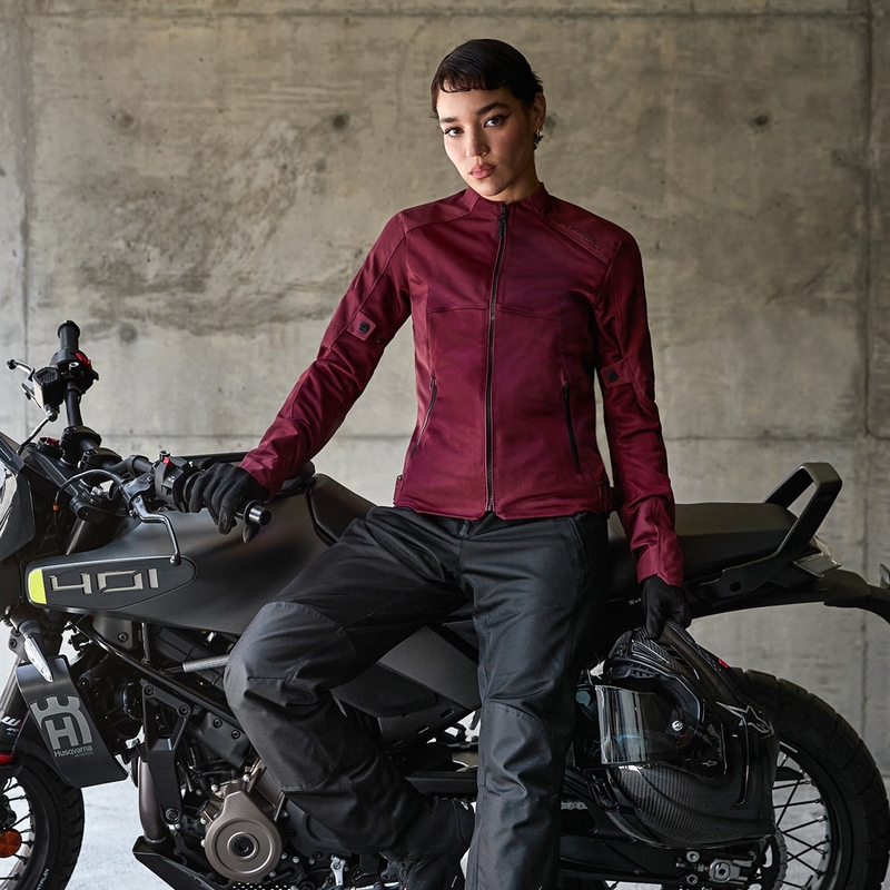 Alpinestars STELLA C-1 AIR ženska motoristička jakna ljubičasta