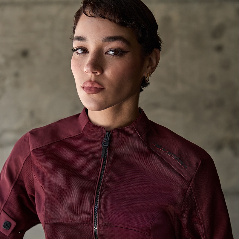 Alpinestars STELLA C-1 AIR ženska motoristička jakna ljubičasta