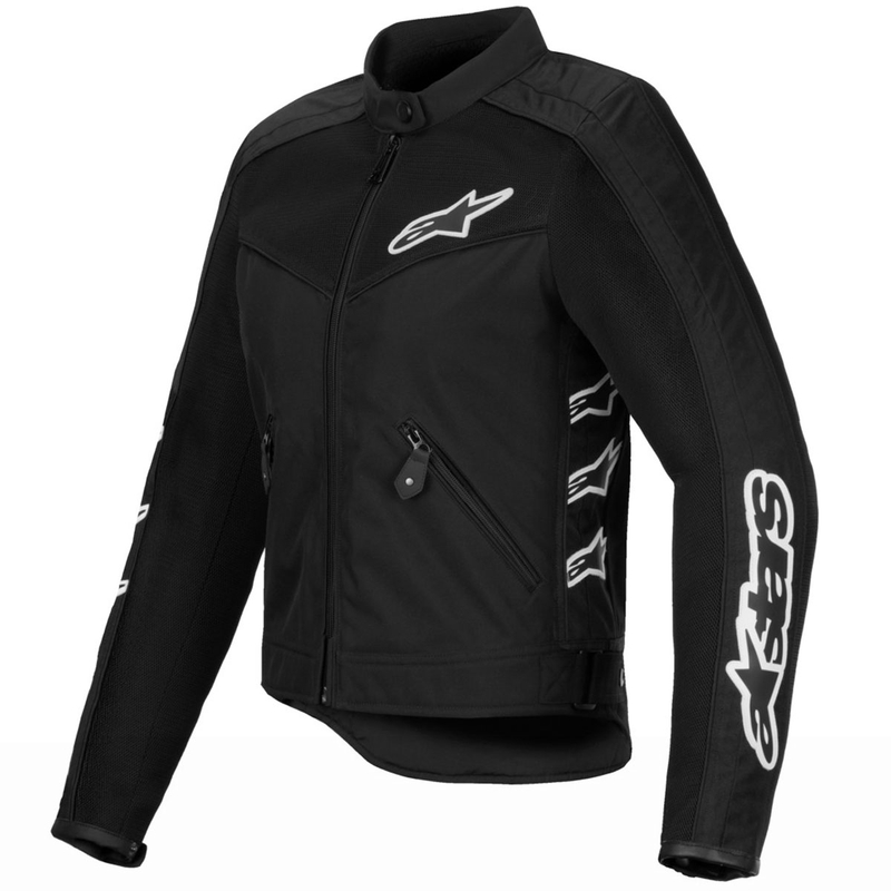 Ženska motoristička jakna Alpinestars STELLA T-DYNO AIR crno-bijela