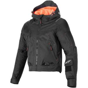 Ženska motoristička jakna Alpinestars MOLLY AIR crno-fluo koraljna