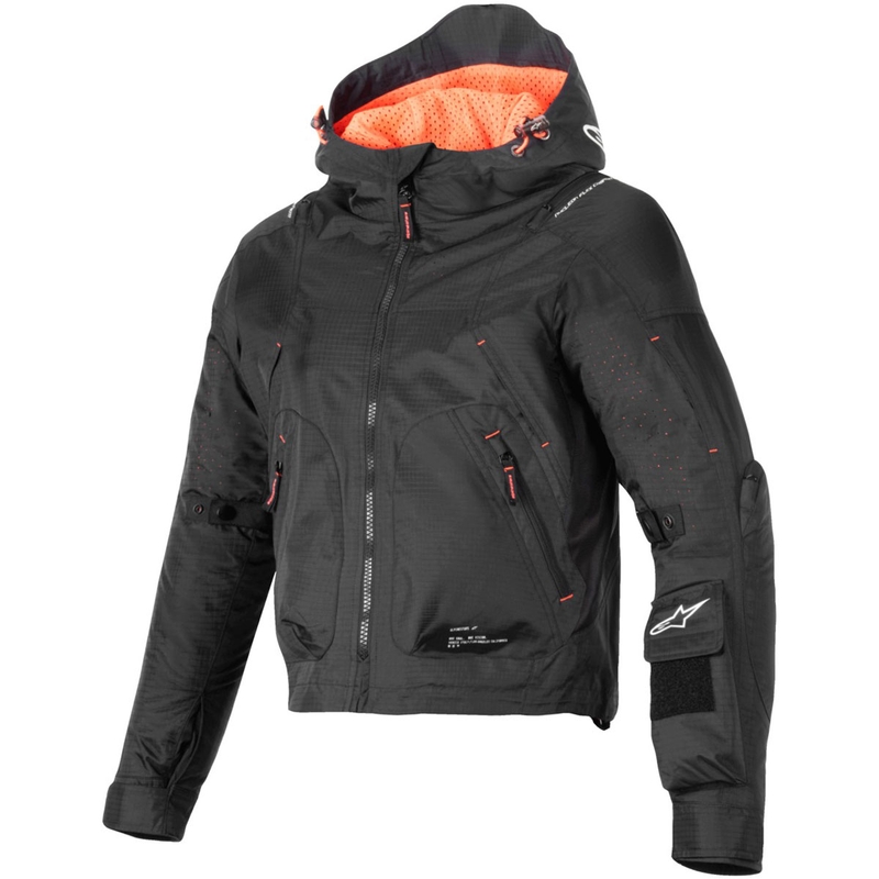 Ženska motoristička jakna Alpinestars MOLLY AIR crno-fluo koraljna