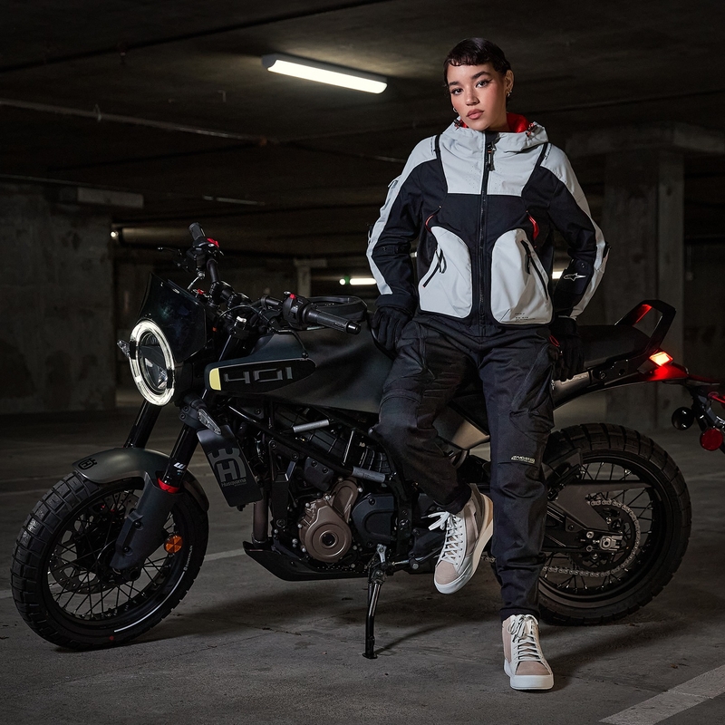 Ženska motoristička jakna Alpinestars MOLLY AIR crna-badem