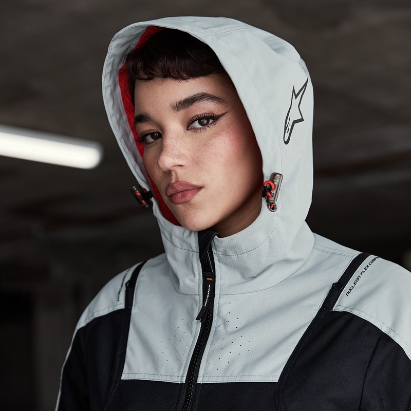 Ženska motoristička jakna Alpinestars MOLLY AIR crna-badem
