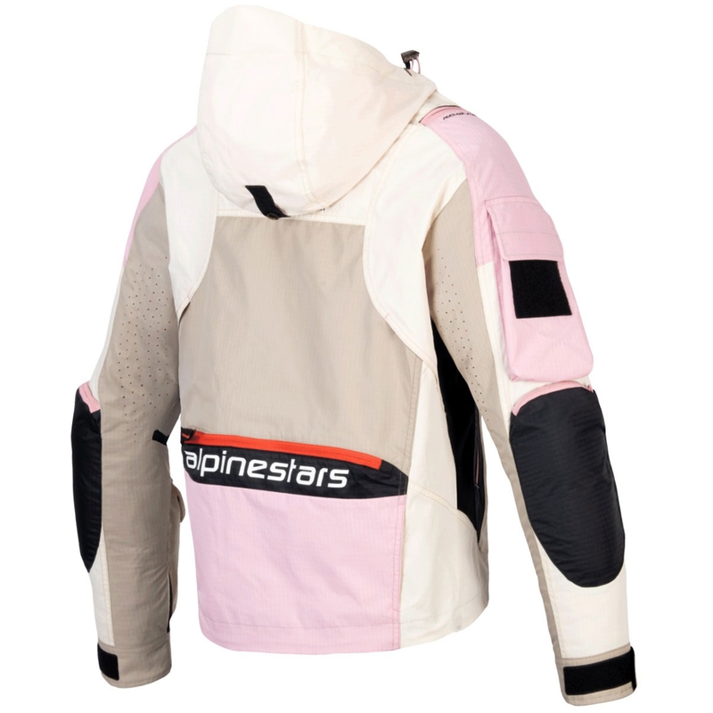 Ženska motoristička jakna Alpinestars MOLLY AIR pijesak-roza-badem