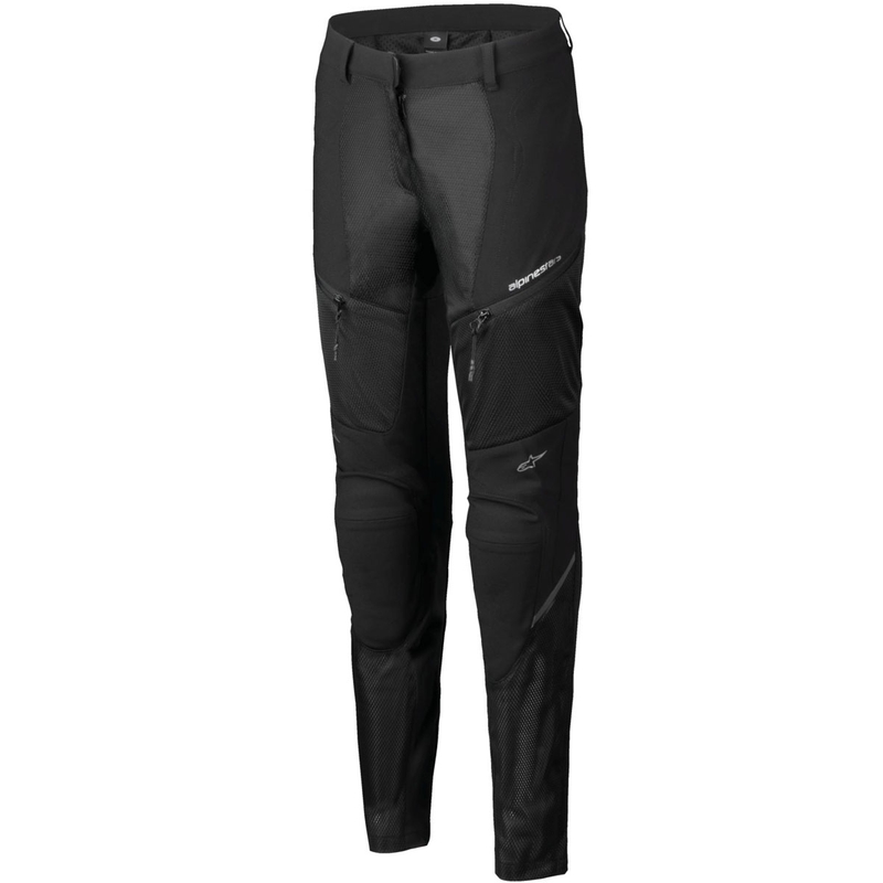 Alpinestars STELLA TROOP-AIR ženske moto hlače crno-crne