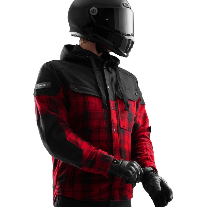 Rebelhorn Shifter motociklistička majica crno-crvena