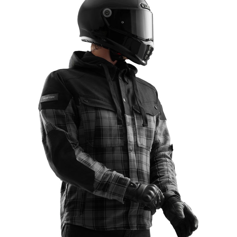 Rebelhorn Shifter motociklistička majica crno-siva