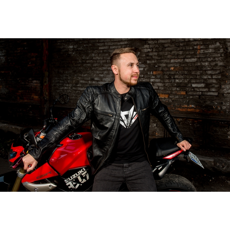 Street Racer Spirit motociklistička jakna crna