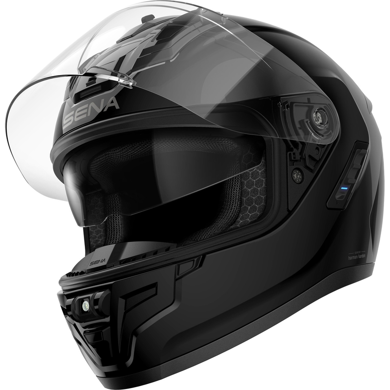 SENA integralna motociklistička kaciga s Phantom slušalicama, sjajno crna