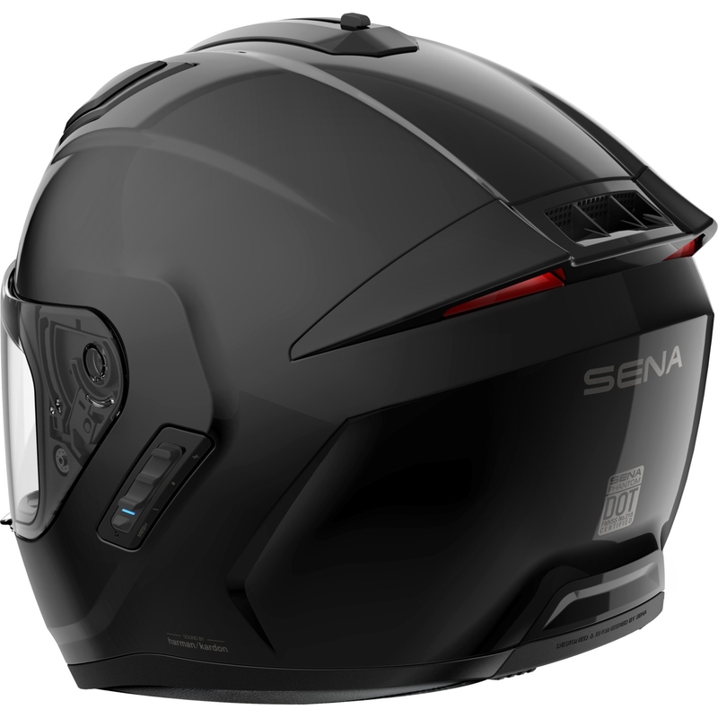 SENA integralna motociklistička kaciga s Phantom slušalicama, sjajno crna
