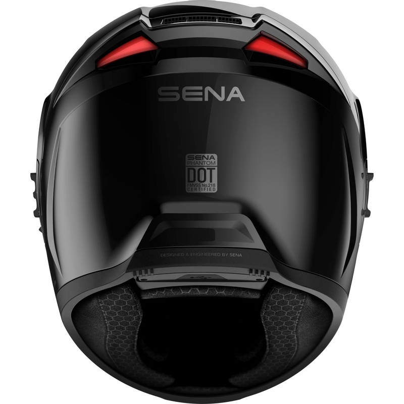 SENA integralna motociklistička kaciga s Phantom slušalicama, sjajno crna