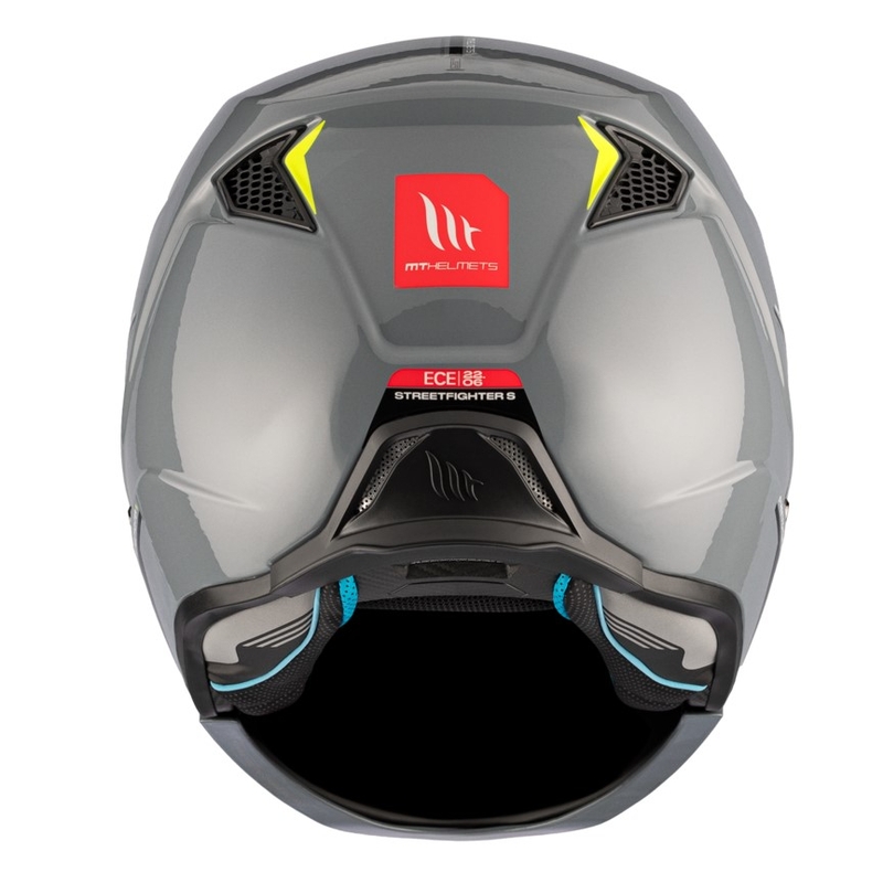 Otvorena kaciga s maskom MT Streetfighter SV S Solid A22 sjajno siva s iridium vizirom