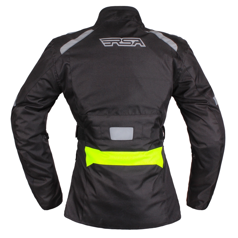 RSA Gun ženska motociklistička jakna crno-fluo žuta rasprodaja
