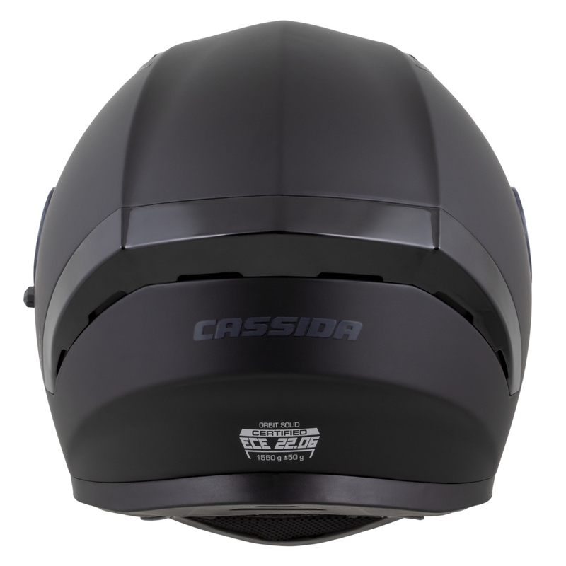 Cassida Orbit Solid kaciga za cijelo lice mat crno-crna