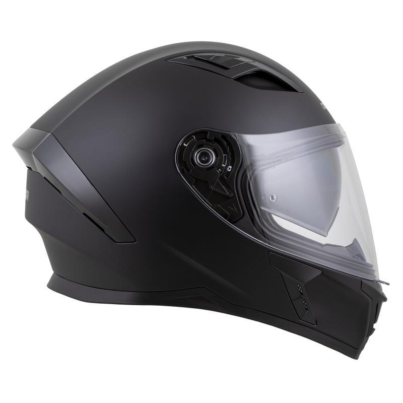 Cassida Orbit Solid kaciga za cijelo lice mat crno-crna