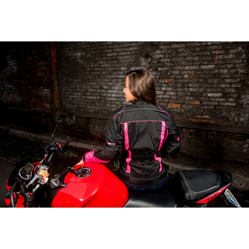 Ženske motociklističke jakne RSA Queen Black/Pink rasprodaja