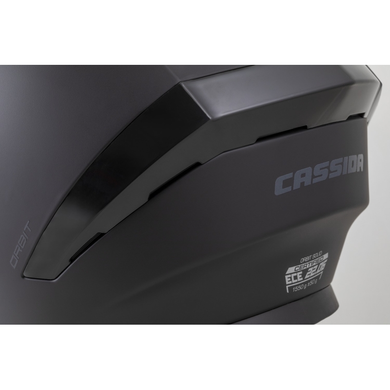 Cassida Orbit Solid kaciga za cijelo lice mat crno-crna
