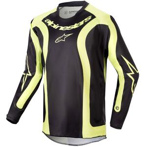 Alpinestars Racer Lurv dječja motokros majica crno-fluo žuta