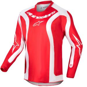 Dječji motocross dres Alpinestars Racer Lurv 2024 crveno-bijeli