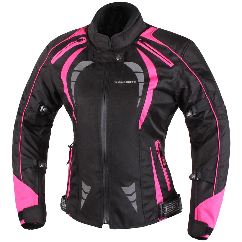 Ženske motociklističke jakne RSA Queen Black/Pink rasprodaja