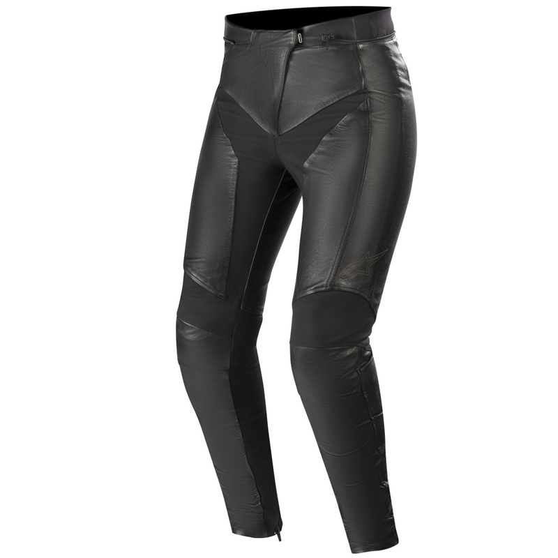 Alpinestars Stella Vika V2 ženske kožne motociklističke hlače crne boje