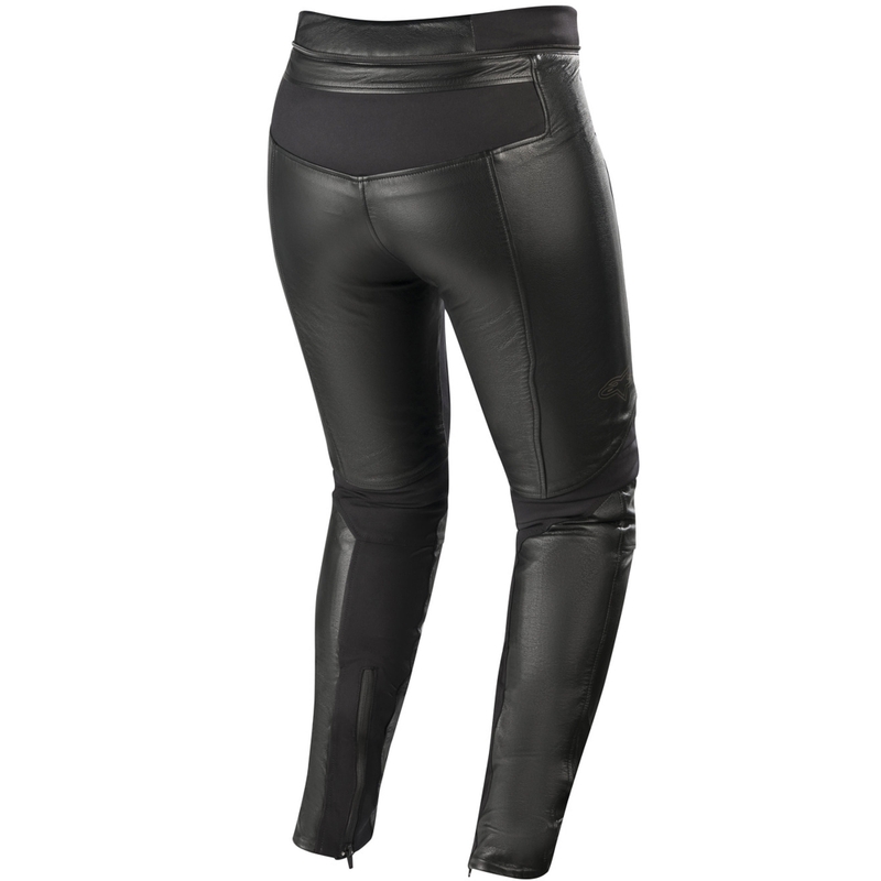Alpinestars Stella Vika V2 ženske kožne motociklističke hlače crne boje