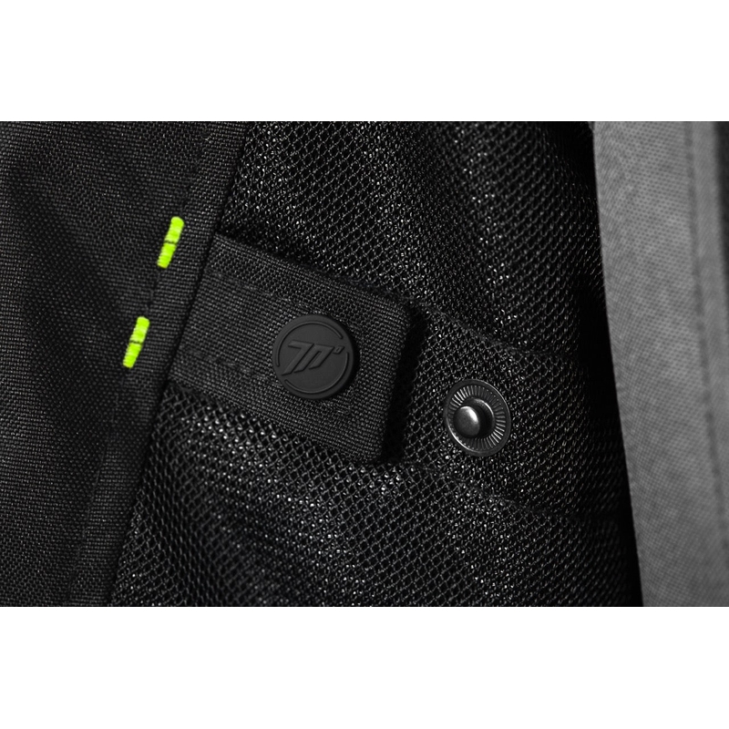Motociklistička jakna Seventy Degrees SD-JT66 Sahara crno-fluo žuta