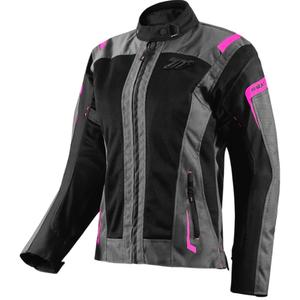 Ženska motociklistička jakna Seventy Degrees SD-JT68 Sahara sivo-ružičasta