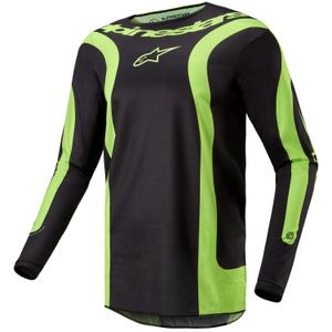 Alpinestars Fluid Lurv motocross majica crno-fluo žuta