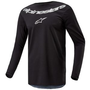 Alpinestars Fluid Lucent motocross majica crno-srebrna