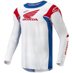 Alpinestars Racer Iconic Honda kolekcija motocross majica bijelo-plavo-crveno-crna