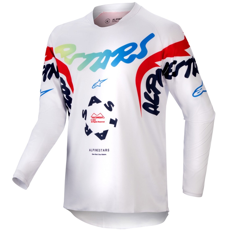 Alpinestars Racer Hana dječji motocross dres bijele boje