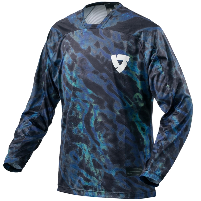 Motocross dres Revit Emulsion plavo-crni
