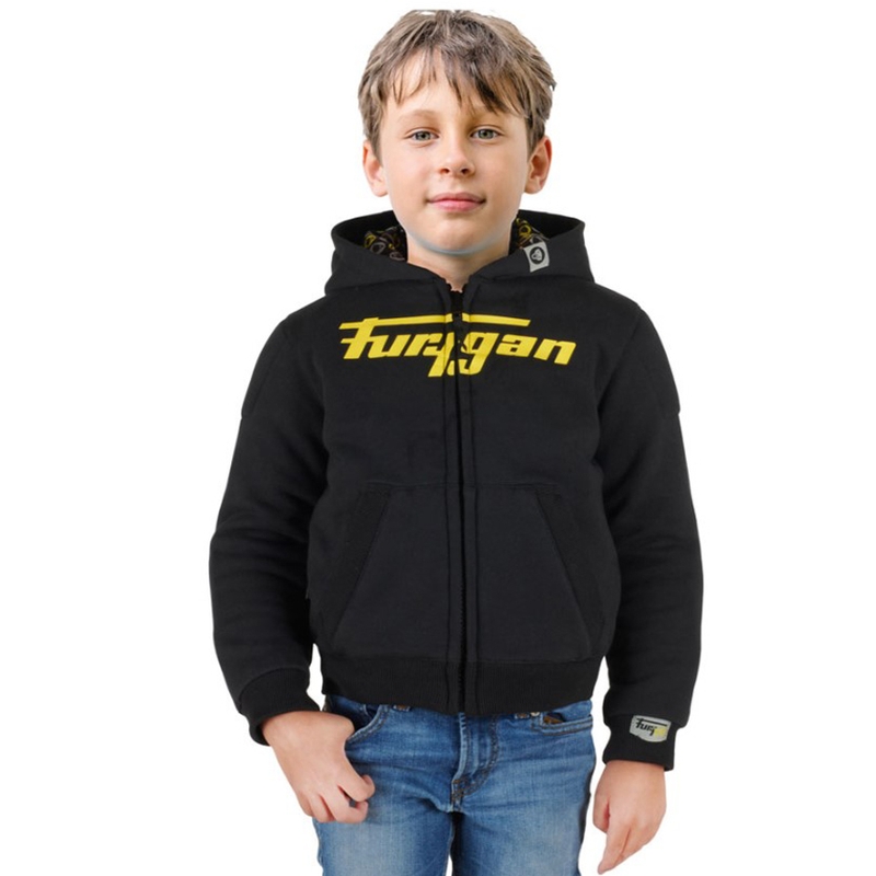 Furygan Luxio Kid dječja motociklistička jakna crno-žuta