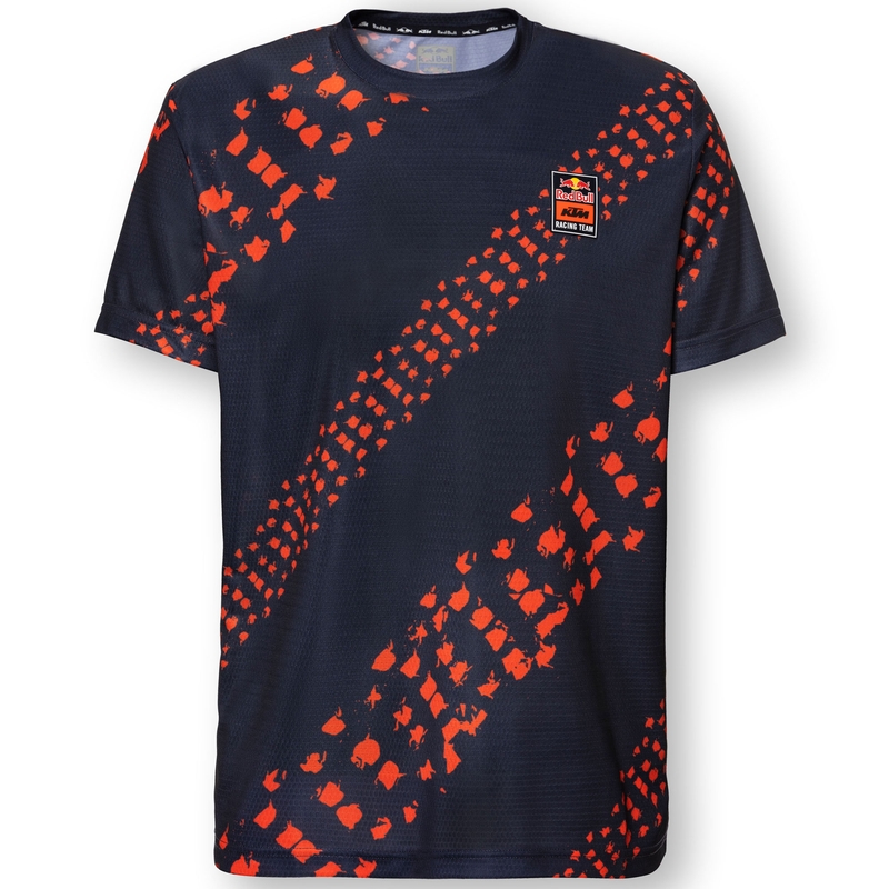 Motocross dres KTM Red Bull narančasto-plavi - kratki rukav rasprodaja