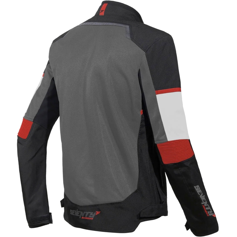 Motociklistička jakna Seventy Degrees SD-JR60 Thunder crno-crvena