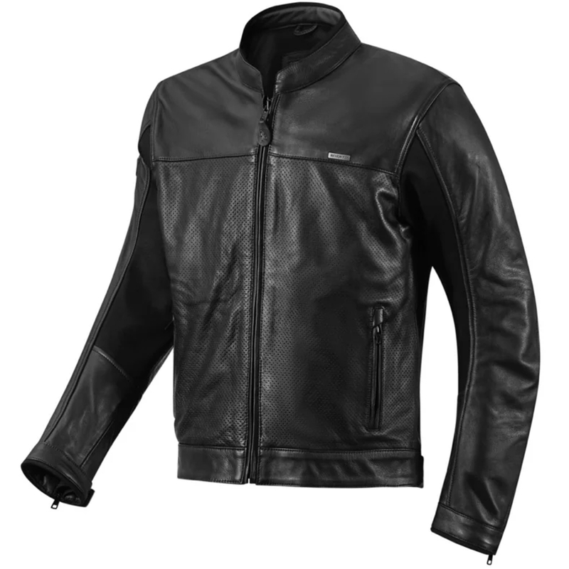 Klasična kožna motociklistička jakna Seventy Degrees SD-JL4 Legend Crna