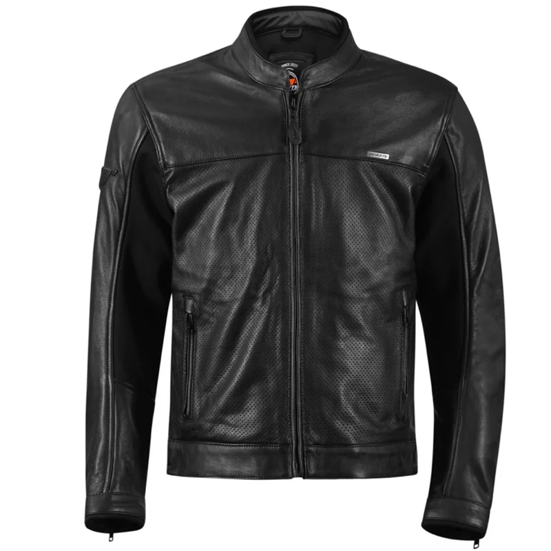 Klasična kožna motociklistička jakna Seventy Degrees SD-JL4 Legend Crna