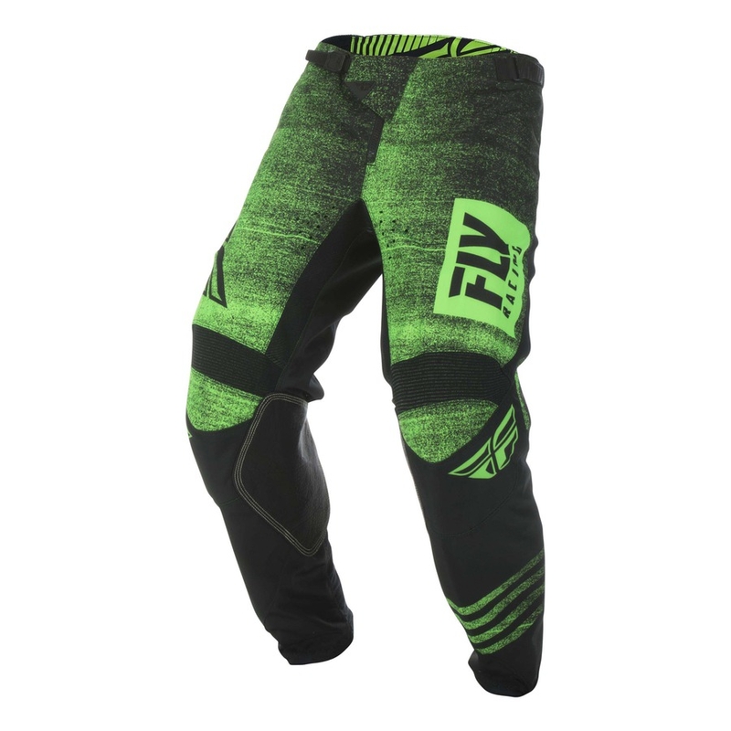 FLY Racing Kinetic NOIZ Motocross hlače 2019. - SAD crno-fluo zelena rasprodaja
