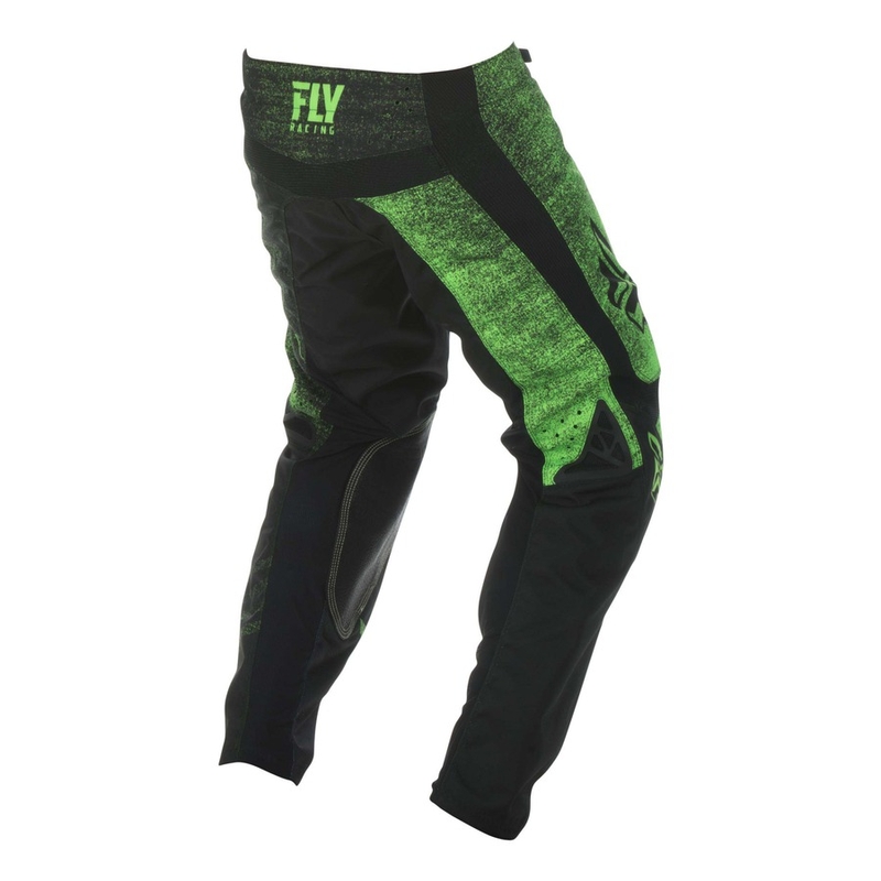 FLY Racing Kinetic NOIZ Motocross hlače 2019. - SAD crno-fluo zelena rasprodaja