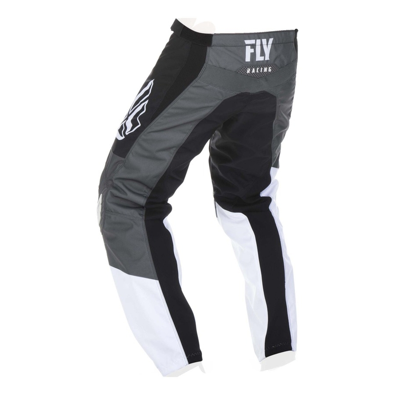 2019 FLY Racing F-16 motocross hlače - SAD crno-bijelo-siva rasprodaja